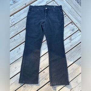 Ladies 15/16 x 34 Q Baby Wrangler Black Western Jeans